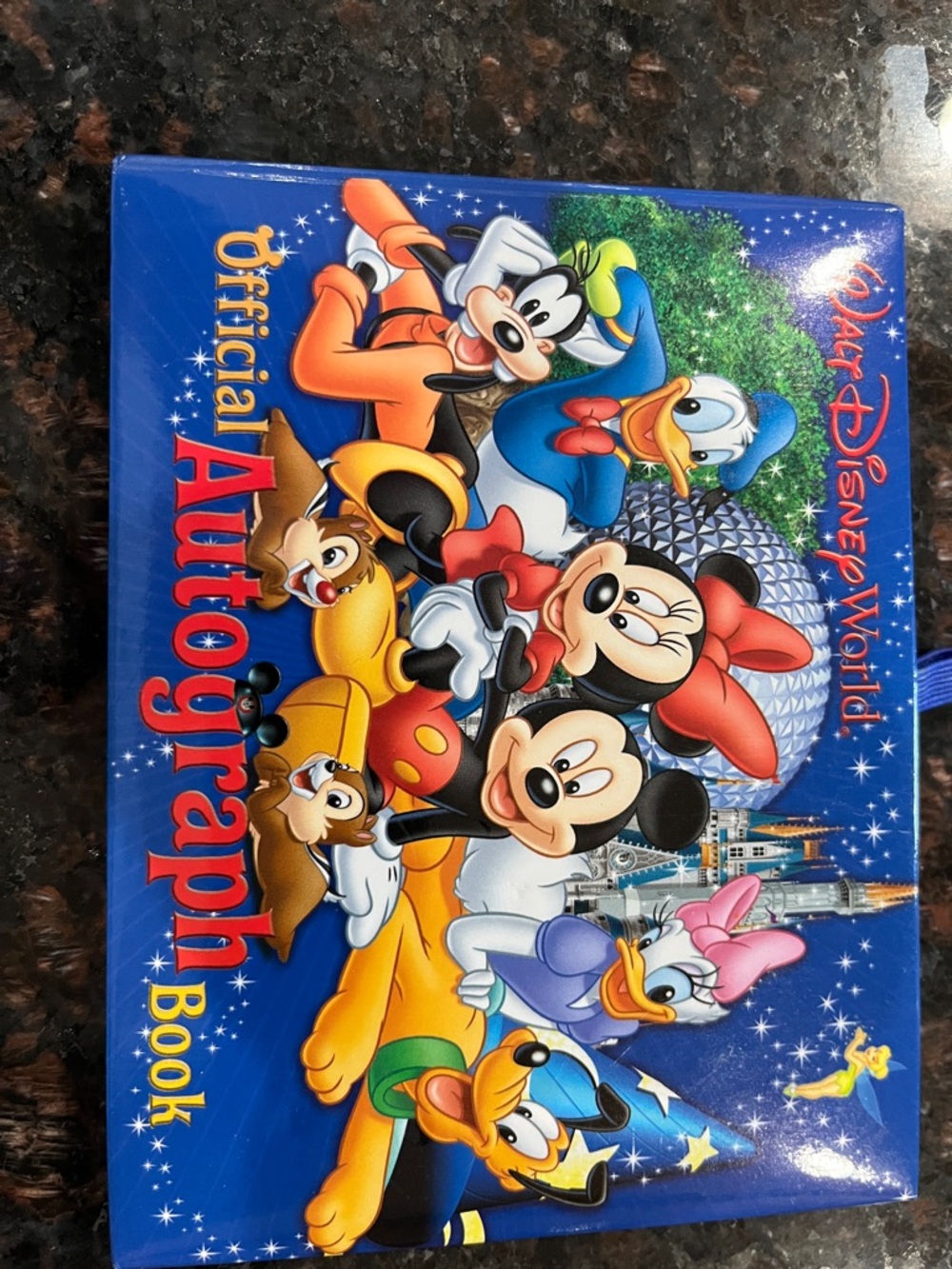 Walt Disney World Blue Mickey & Friends Autograph Book from 2010’s